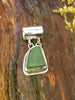 green seaglass pendant 