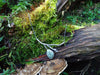 Sterling silver and ocean jasper pod seaweed necklace