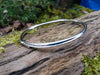 Sterling silver wound  bangle
