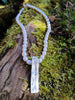 sterling silver pendant on large white freshwater pearls