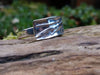 Sterling silver melt top ring
