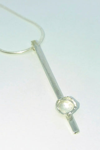 Long waterflower pendant