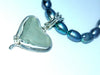 handmade seaglass heart pendant