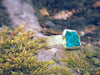 Sterling silver ring with raw apatite