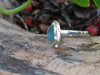 blue scottish seaglass ring