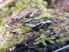 handmade sterling silver tiny tendrils ring