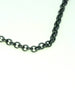 Sterling silver black belcher chain