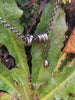 handmade silver creeper pendant