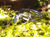 silver winding tendril ring