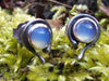 Sterling silver and opalite stud earrings