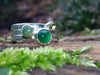 Greens Sterling Silver Stacking Ring