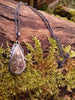 Sterling silver pendant with Java moss agate stone which looks like a little underwater coral reef sceen.