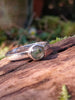 Sterling Silver and Moss Agate stacker