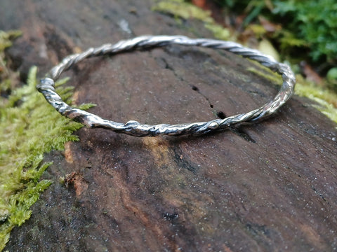 Wound Seastrand Bangle
