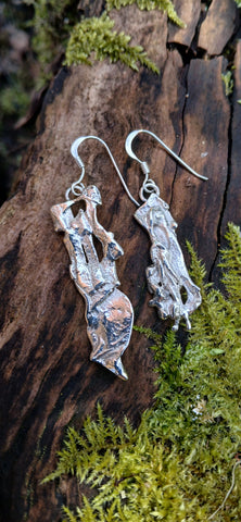 Molten Flow Drop Earrings