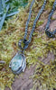Moss agate Hag Pendant