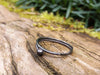 Black Tiny tendril ring size O
