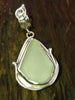 Blue Green seaglass pendant 