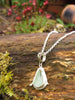 Seaglass pendant on chain