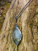 Labradorite bud drop pendant