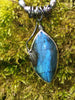 Labradorite Leaf Tendril Pendant