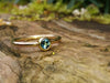 London Blue Topaz Tiny Gold Stacking Ring