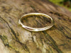 Wound Tiny Gold Stacking Ring