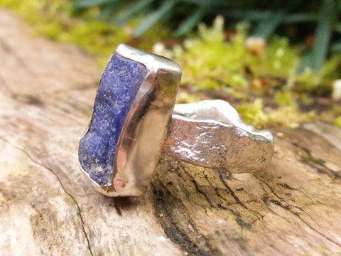 Rockface  Raw Lapis Ring