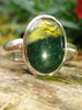 Silver Moss Agate Ring