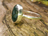 Silver Moss Agate Ring