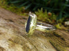 Dark Blue Teardrop Seaglass Ring