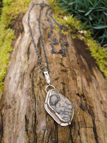 Seafoam Beach Pebble Pendant