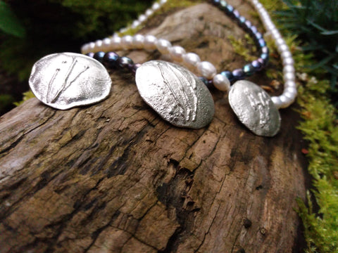 Grasses Melt Pendant for Pearls