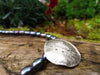 Melt Grasses Pendant For Pearls Small Irregular with black pearls