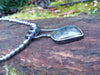 Labradorite tendril drop pendant