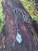 Labradorite Twig and Leaf pendant
