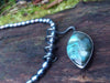 Labradorite tendril pendant