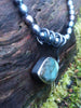 Labradorite tendril pendant