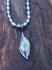 Labradorite tendril pendant