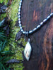 Labradorite tendril pendant