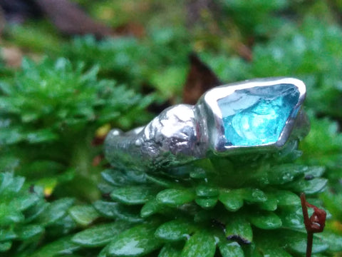 Rockface and Apatite Chunky Ring