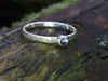 Silver and Iolite stacking ring