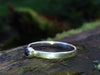 Silver and Iolite stacking ring