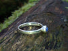 Silver and Lapis stacking ring