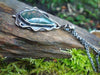 one of a kind moss agate pendant
