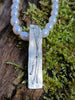 sterling silver pendant on large white freshwater pearls