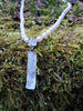 Long melt pendant with large white pearls