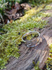 Sterling silver melt top ring
