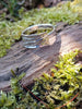 Sterling silver melt top ring
