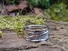 Sterling silver melt top ring